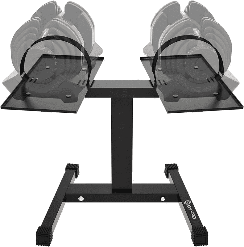 2026 NEW Adjustable Dumbbell Stand, 200 lb Capacity, Dumbbell Rack with Adjustable Belt, Heavy Duty Column Dumbbell Stand, Easy Storage & Safety for Home Gym, Dumbbell Rack Stand Only