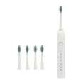 thumbnail image 1 of 2025 NEW Electric Toothbrush With 4 Brush Heads 6 Cleaning Modes IPX7 Water Proofing Two-minute Timer Setting Electric Toothbrush-Newly, 1 of 6