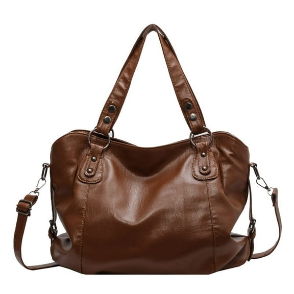 2025 NEW Large Leather Tote Bag for Women - Big Work Bag, Spacious Minimalist Handbag, Tote Handbag for Office