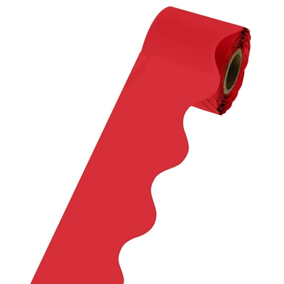 Clearance Under $5 Fan-shaped Bulletin Board Frame Is Suitable for Bulletin Boards and Classroom Red