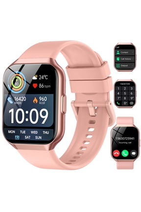 2026 NEW Smart Watch, 1.96''HD Screen SmartWatch for Men Women's, Answer/Make/Message, 100 Sports Modes, IP68 Waterproof Fitness Tracker Compatible with Android and iPhone, Holiday Gifts,Pink