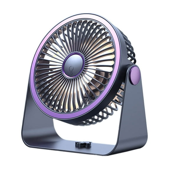 2025 NEW USB Air Circulation Fan Eddy Rechargeable Night Light Desktop Electric Fan Portable Wall Mounted Fan For Student Dormitories