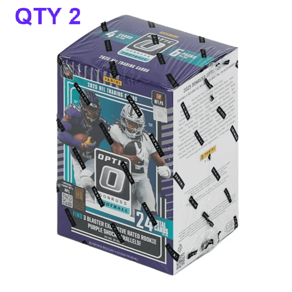 2025 NFL Panini Donruss Optic Football Blaster Box! (Purple Shock Parallels!)