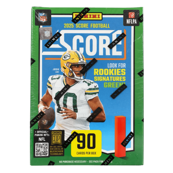 2025 NFL Panini Score Football Blaster Box! (Look for Rookie Signatures Green!)