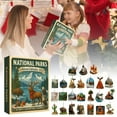 thumbnail image 1 of 2025 National Parks Advent Calendar, 24 Day Christmas Countdown with Collectible Landscape Ornaments, Unique Holiday Gift for Outdoor Enthusiasts and Nature Loving Families, 1 of 9