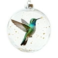 thumbnail image 1 of 2025 Nature's Birds Crystal Glass Ornament Set, Hummingbird Ornaments for Christmas Tree Cardinal Bird Glass Clear Plastic Christmas Balls Xmas Tree Memorial Gifts, Holiday Family Hummingbird-1PC, 1 of 7
