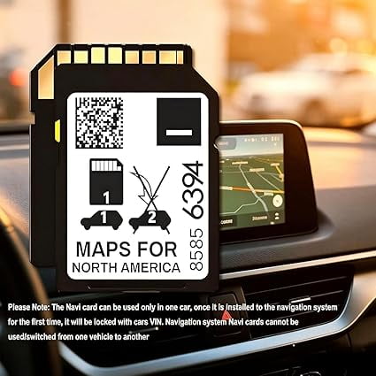 2026/2025 Navigation Memory Card Fits for Chevrolet Cadillac Buick GMC Most Models | Accessories Part Number 8585 6394 | Maps Cover USA Canada Mexico | INFO 3 Map