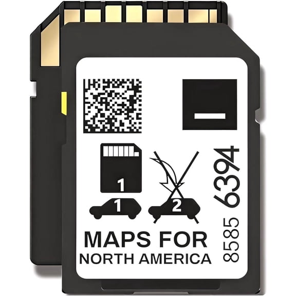 2026 Navigation Memory Card Fits for Chevrolet Cadillac Buick GMC Most Models | Accessories Part Number 8585 6394 | Maps Cover USA Canada Mexico | INFO 3 Map