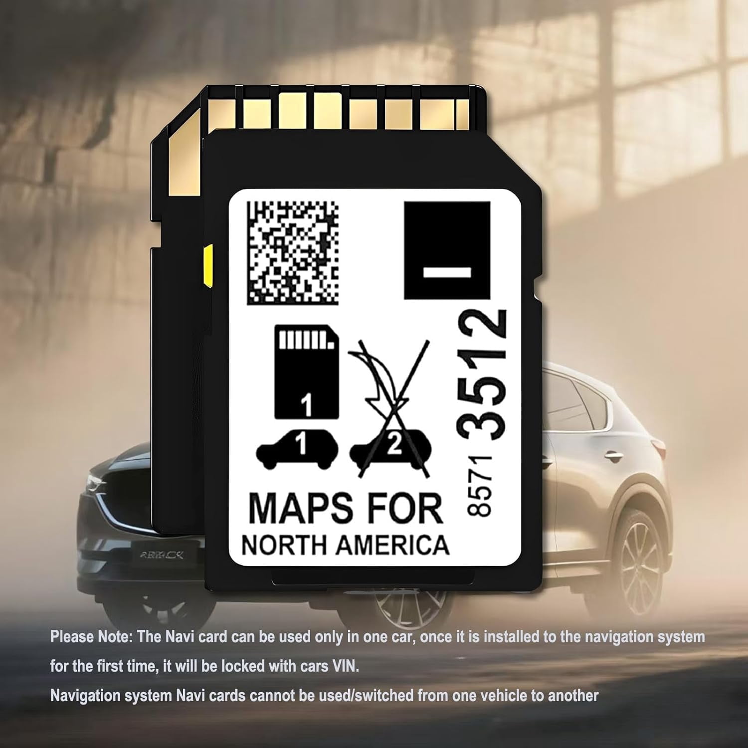 2025 Navigation SD Card Update Latest Map for 2019-2023 GM Vehicles with Buick,Cadillac, Chevrolet,GMC,Part 8571 3512 USA/CAN/MEX,10 Year After-Sales Service
