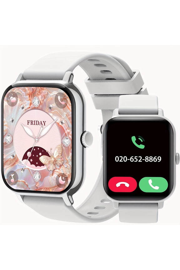 2025 New 1.83" HD Large Screen Smart Watch, Wireless Call Music Playback Sleep Step Calorie Fitness Tracker Wristband, Valentine's Day Gift