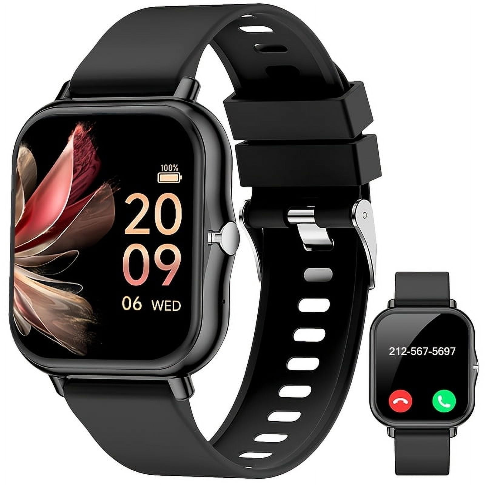 2025 New 1.85-inch Men Women's Smartwatch with Answer/Make Calls/100 ...