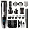 thumbnail image 1 of 2025 New 11-in-1 Men's Grooming Kit, Beard Trimmer + Electric Razor + Cordless Clippers, Travel-Friendly, Perfect Gift for Husband/Father, 1 of 6