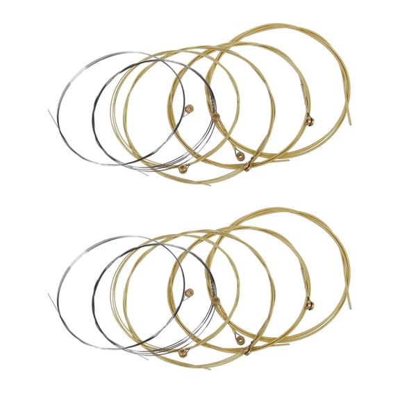 2025 New! 12x Metal Strings for Acoustic Guitar 1 Meter 1M New