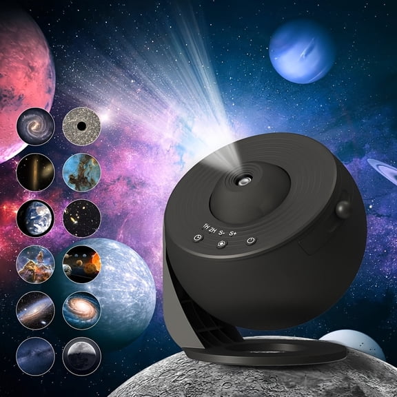 2025 New 13-in-1 Planetarium Galaxy Projector, Milky Way Nebula Night Light with Timer, 48% Larger Projection & 25% Brighter, LED Space Lamp for Room Decor