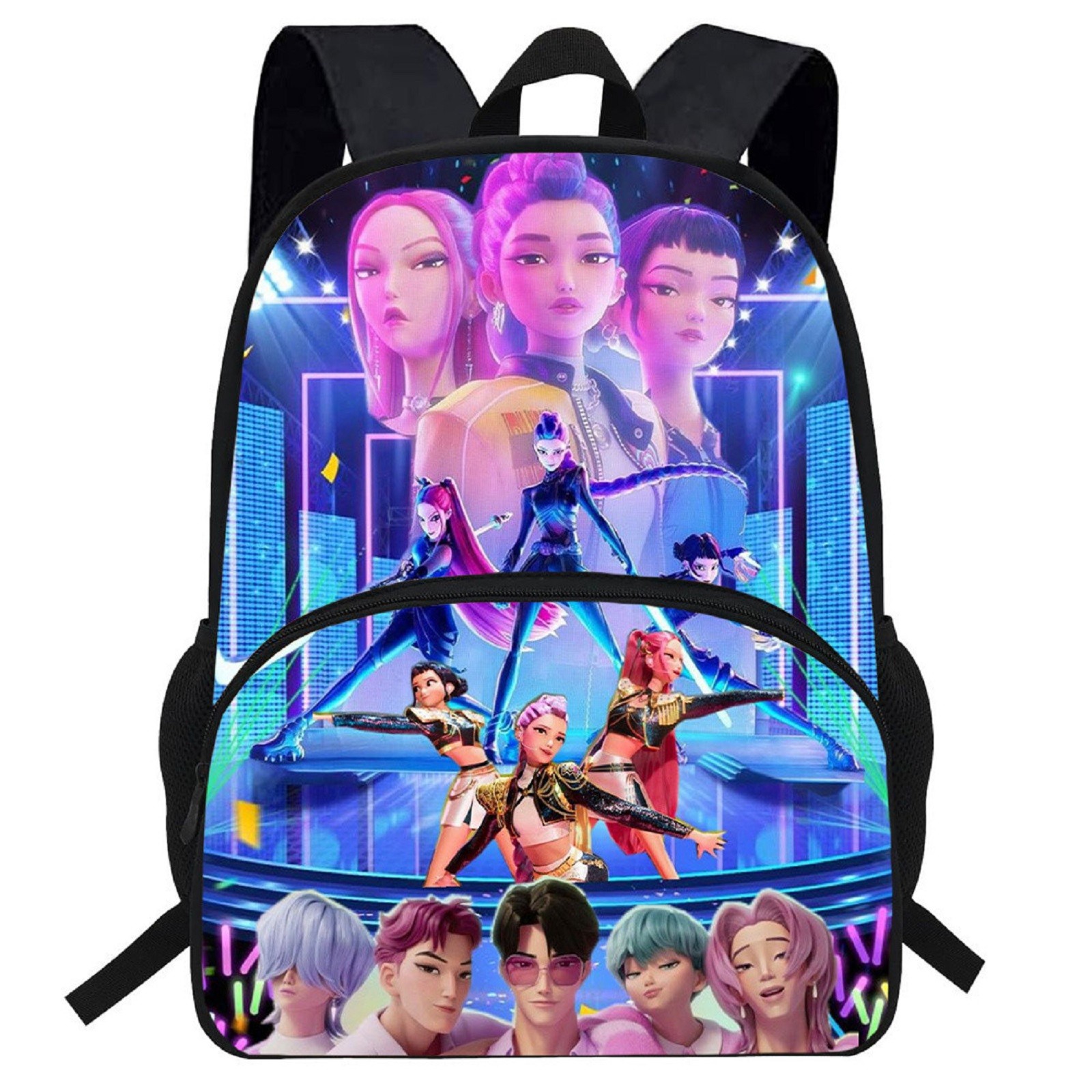 2025 New 15.4 INCH Huntrix Kpop Demon Hunters Backpack Waterproof, Travel Laptop Backpacks School Bag College Traveling Backpack Large Bookbags Back To School Supplies Mochilas for Teens Students O