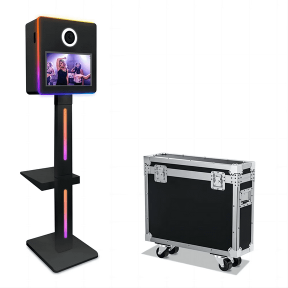 2025 New 15.6 Inch Touch Screen DSLR Photo Booth Machine Selfie Camera PhotoBooth Protable for Wedding Party Events
