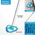 thumbnail image 1 of 2025 New 180° Rotatable Adjustable Triangle Cleaning Mop, Mini Mop, Wet and Dry Mop with Extendable Long Handle, Cleaning Mop for Bathroom Floor Wall Sofa Bed Bottom, 1 of 6