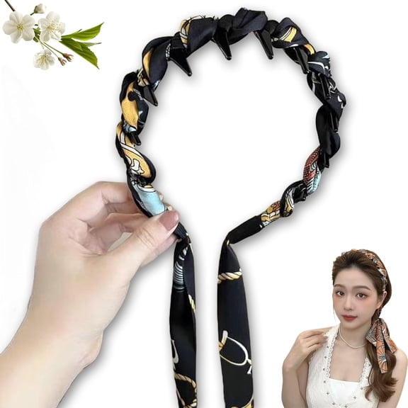 2025 New 2 in 1 Retro High Skull Pearl Headband, Retro High Skull Headband, New Wave Hair Bands, high Skull Head Band, 1 Second Fluffy high Cranial Effect, Ribbon headband for Women