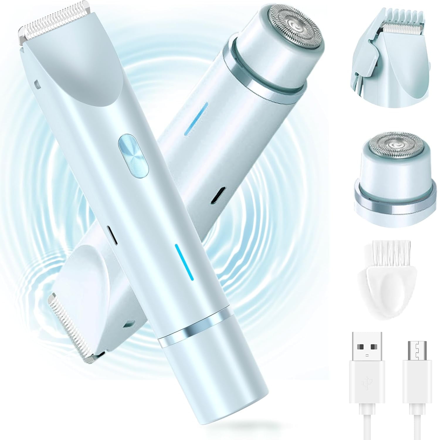 GlamGlow 2-in-1 Electric Shaver & Trimmer main image 1