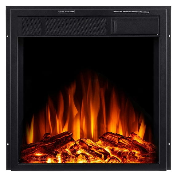 Edendirect 2025 New 22 in. Electric Fireplace Insert with Remote Control,Colorful Flame ,750W/1500W,Quiet,1PC