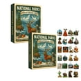 thumbnail image 1 of 2025 New - 24 Days Christmas Countdown with 24 Collectible Park Ornaments, National Parks Advent Calendar for Families & Nature Lovers(2pc), 1 of 8