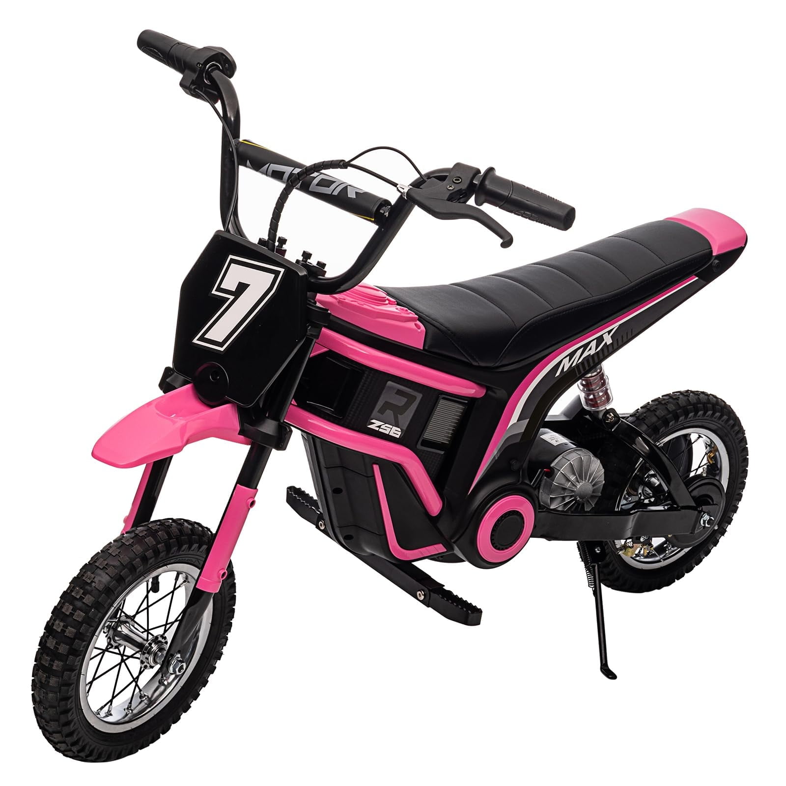 2025 New 24V Kids Electric Dirt Bike 350W High-Torque Motorcycle for Ages 8-14,Up to 14.29 Mph,2-Speed Modes,Rear-Wheel Drive,Off-Road Ride-On Motocross Bike,Durable Design, for Young Riders