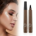 thumbnail image 1 of 2025 New 2PCS Magic Eyebrow Pencil, 4-Tip Microblade Brow Pen Magic Eyebrow Pencil, Waterproof Microblading Eyebrow Pencil Contouring Pen Natural Gap Filling Eyebrow Makeup Brow Pen, 1 of 9