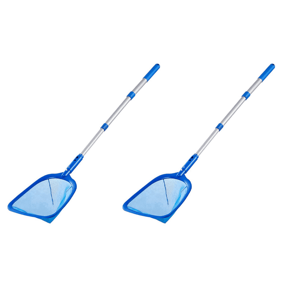 2025 New! 2X Pool Skimmer Net with 3 Section Pole,Pool Fine Mesh Net,Telescopic Pole,Ultra-Fine