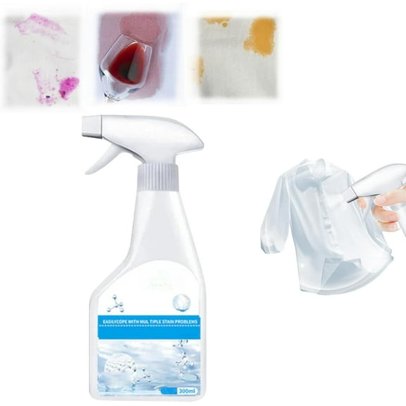 2025 New 300ml Cozy Home Stain Remover, Dry Clean On-The-Go Stain Remover Spray, Travel and Laundry Stain Cleaner, Instant Spot Remover for the Toughest Stains for Grease, Oil, Fabric, Clothes