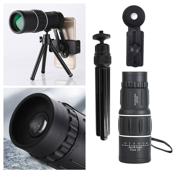 2025 New 40x60 High Magnification Monocular Telescope, Portable Handheld Scope with Phone Holder & Tripod, BAK4 Prism Lens for Wildlife Watching, Camping, Stargazing & Outdoor Adventures