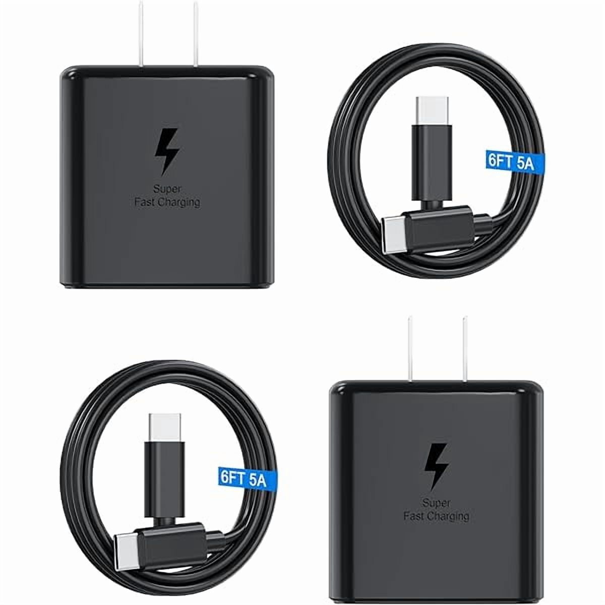 2025 New 45W Super Fast Charger Type C PD3.0 [2 Pack] 45 Watt USB-C Charger Android Wall Charging for Samsung Galaxy S25 Ultra/S25/S25+/S24 Ultra/S24+/S24/S23 S22 S21 Ultra/Z Fold 6 5/Z Flip 6 5 4