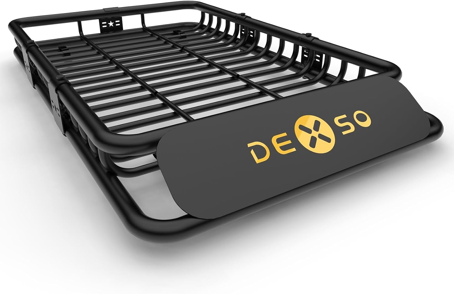 2025 New 51"x36" Universal Roof Rack Carrier Basket, 200 Lbs Capacity Roof Cargo Basket with Extension Luggage Holder Basket Heavy Duty for SUVs, Trucks, Vehicles