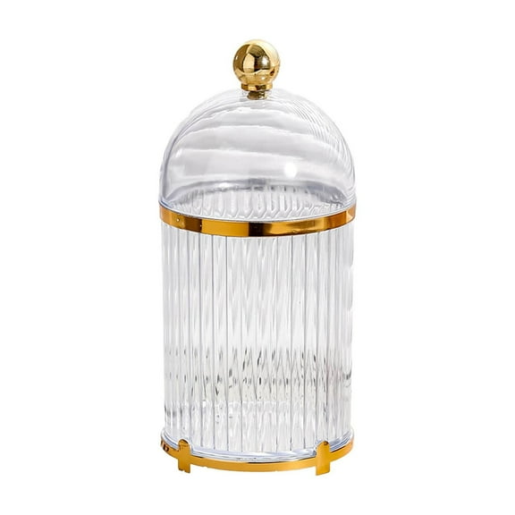 2025 New 6.5" Plastic Fruit Fork Set with Can Brown/Clear/Gray for Home, Picnics, Party Serving