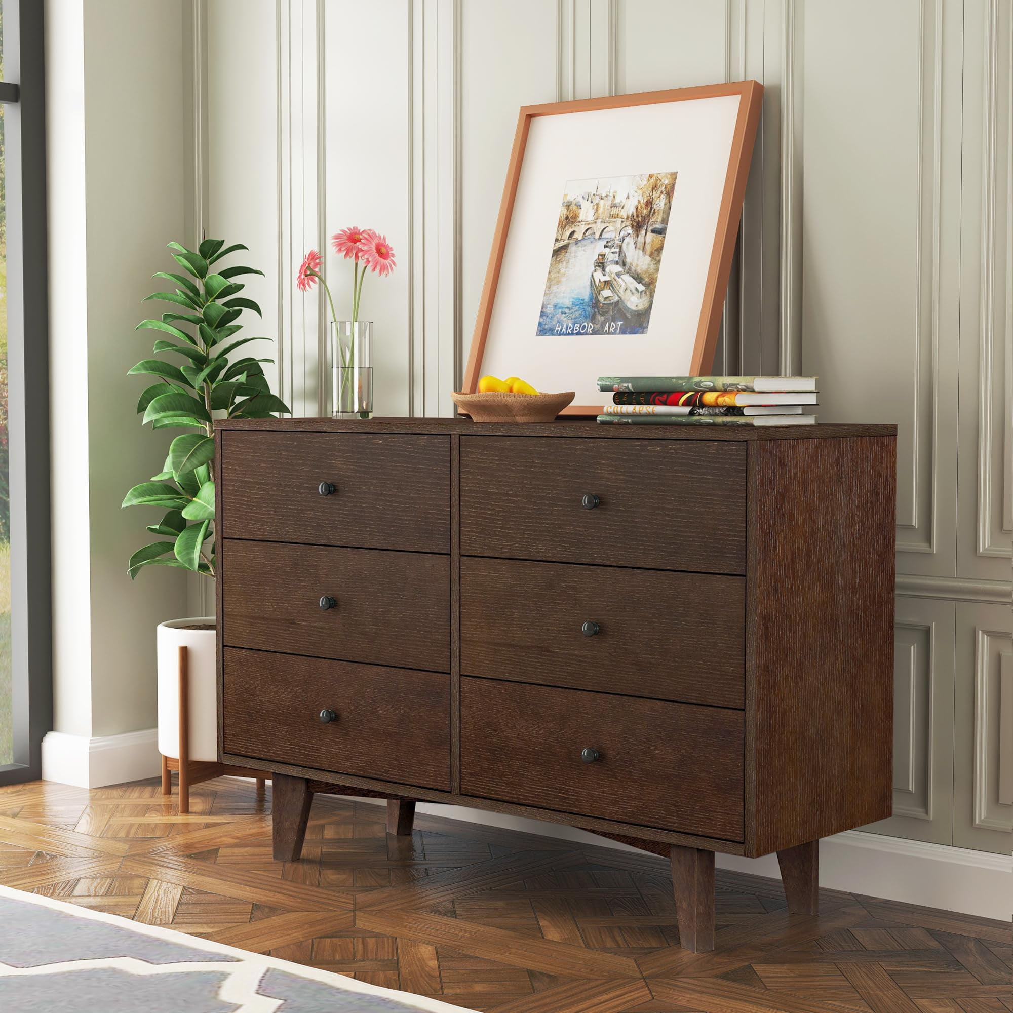 Nicbex Drawer Dresser Target Caroline Dresser Drawer Brown Wood Quick  Shipping Available At Unique Piece Furniture