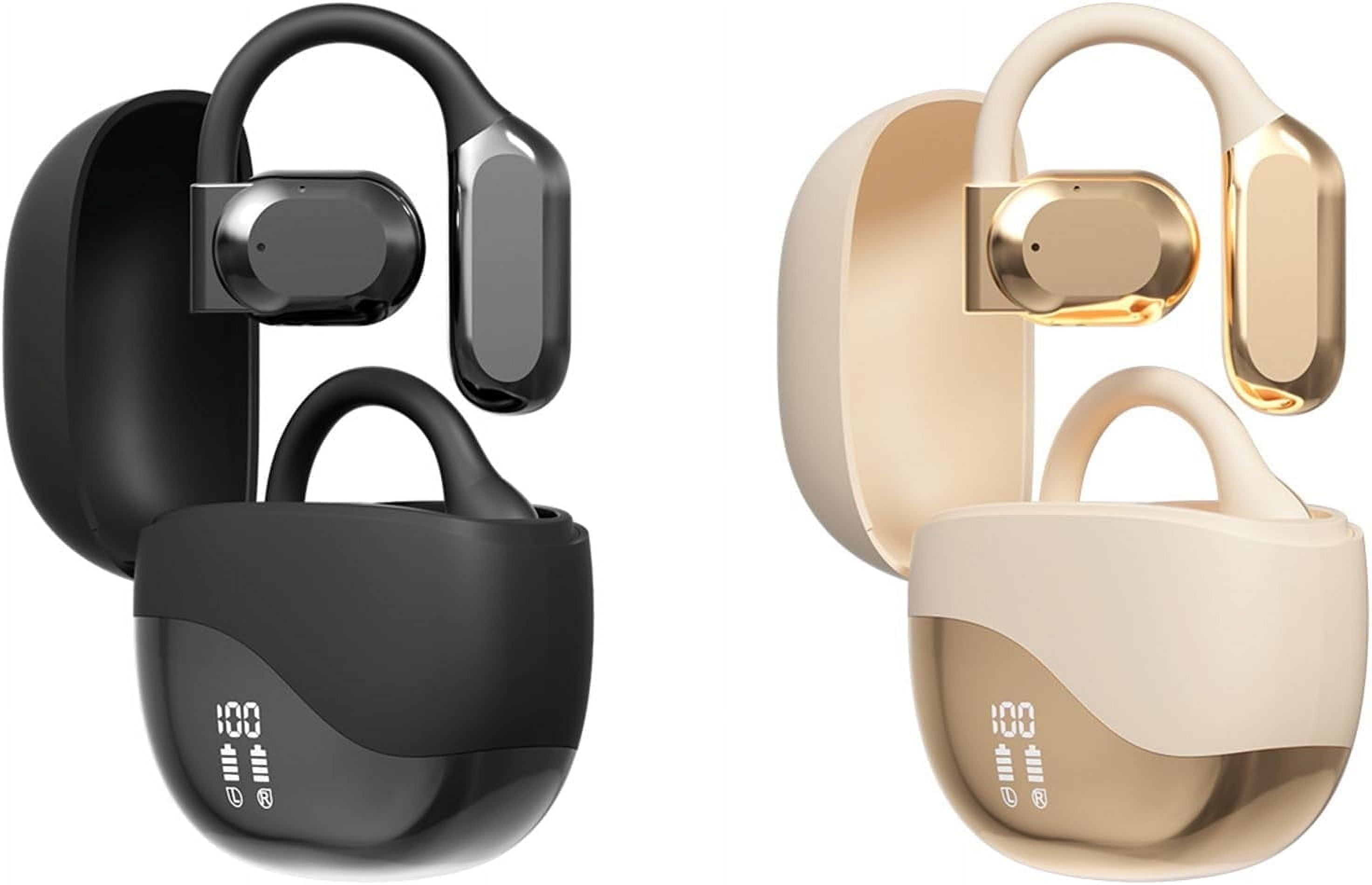 2025 New AI Real Time Language Translator Earbuds Open Ear AI Translation Earbuds Translation Pods Translator Earbuds for Android iOS, 144 Languages Translator Pods for iOS & Android (2pcs )