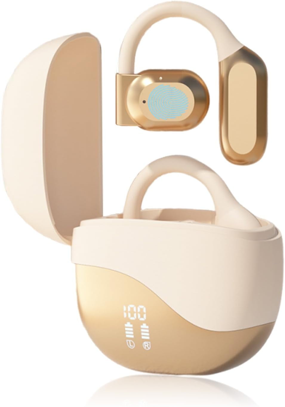 2025 New AI Real Time Language Translator Earbuds Open Ear AI