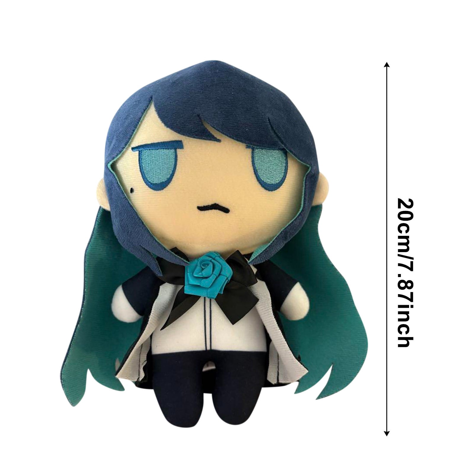 Ado World Tour 2025 Hibana Stuffed Plush Blue Yamato Nadeshiko Plush Toys 4.9 In Gentle Snuggly Companion Collectible Toys For Fan
