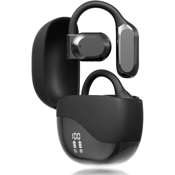 2025 New Ai Translating Earbuds, Wireless Bluetooth Translation Earbuds Translation Earbuds Real Time, 144 Languages Play Music Bluetooth Over-Ear for Travel Business Learning (Black)