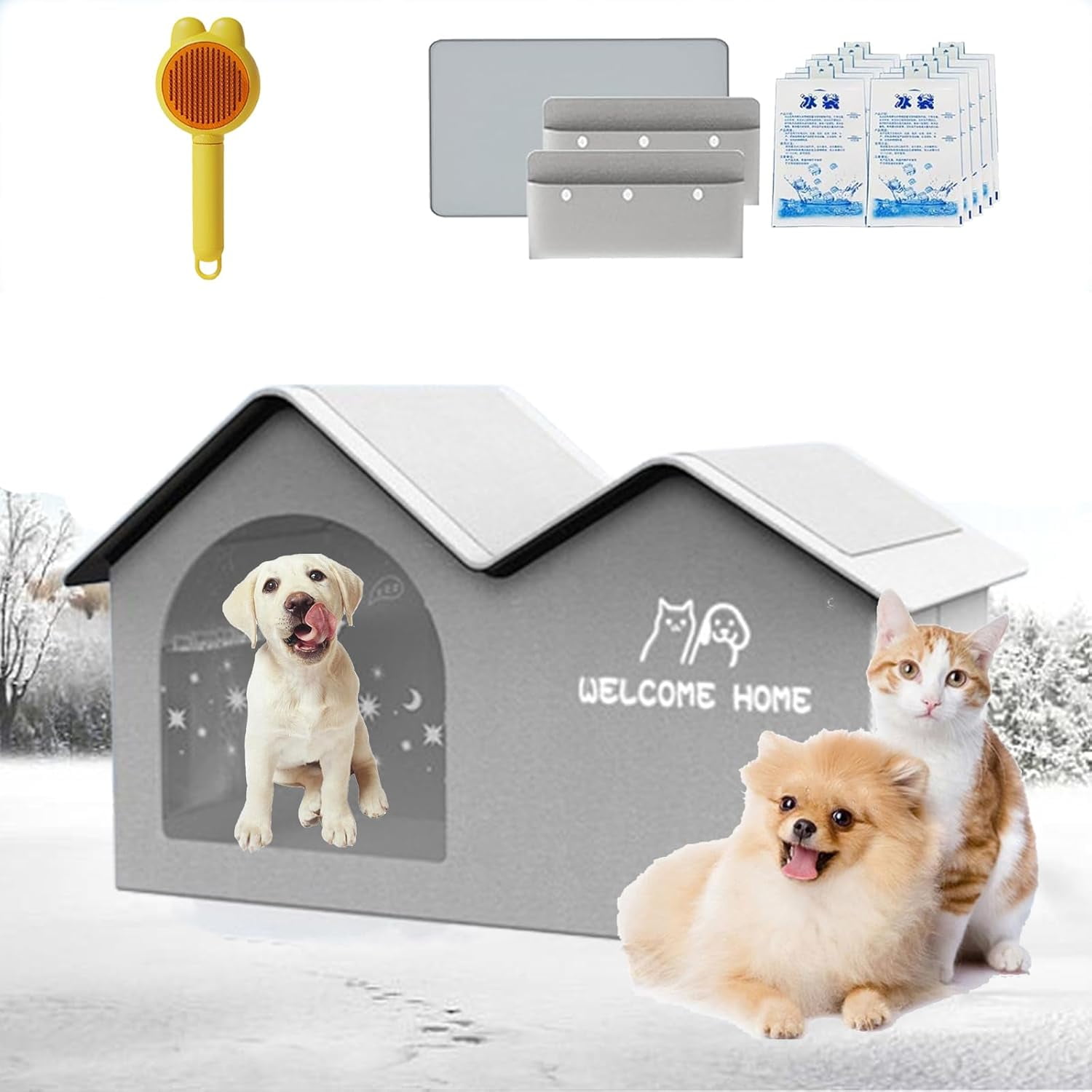 Air Conditioning Dog House With Built In Heater Dog House Heater