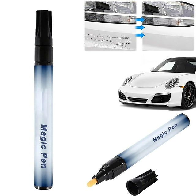 2025 New! All Cars Magic Pen, Magic Car Scratch Removal Pen, Quick Fix for Scratches and Paint Damage, Easy to Use, Fits All Car Color-2PCS