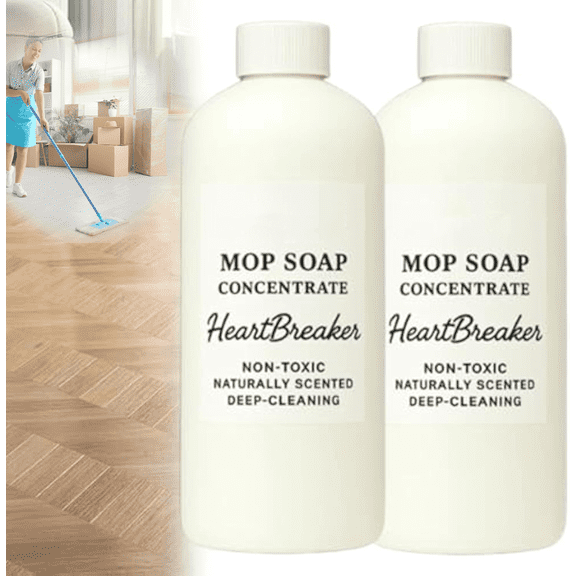 2025 New Aroma Mop Soap, Highly Scented Brazilian Waves Mop Soap for Floor Cleaning, Leaves a Luxury Lasting Scent, Multisurface Deep Cleans Tough Floor Stains ,Natural Scented Mop Soap(2 PC)