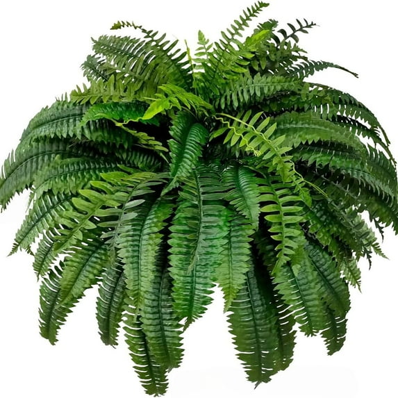 2025 New Artificial Fern for Outdoors Ferns Large Artificial Ferns for Front Porch Halls Indoors Gardens Churches Window Box Decorating