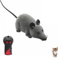 thumbnail image 1 of 2025 New Automatic Moving Rc Mouse Toy, Rechargeable Interactive Fake Rat Toy for Indoor Cats Dogs, Remote Control Mouse, 1 of 9