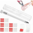 thumbnail image 1 of 2025 New Automatic Refillable Wax Pen for Diamonds Art | Dual-Tip Nail Tool with Push-Button Wax Dispenser | Ergonomic Grip for Rhinestone & Bead Placement | DIY Craft & Nail Art Accessories, 1 of 2