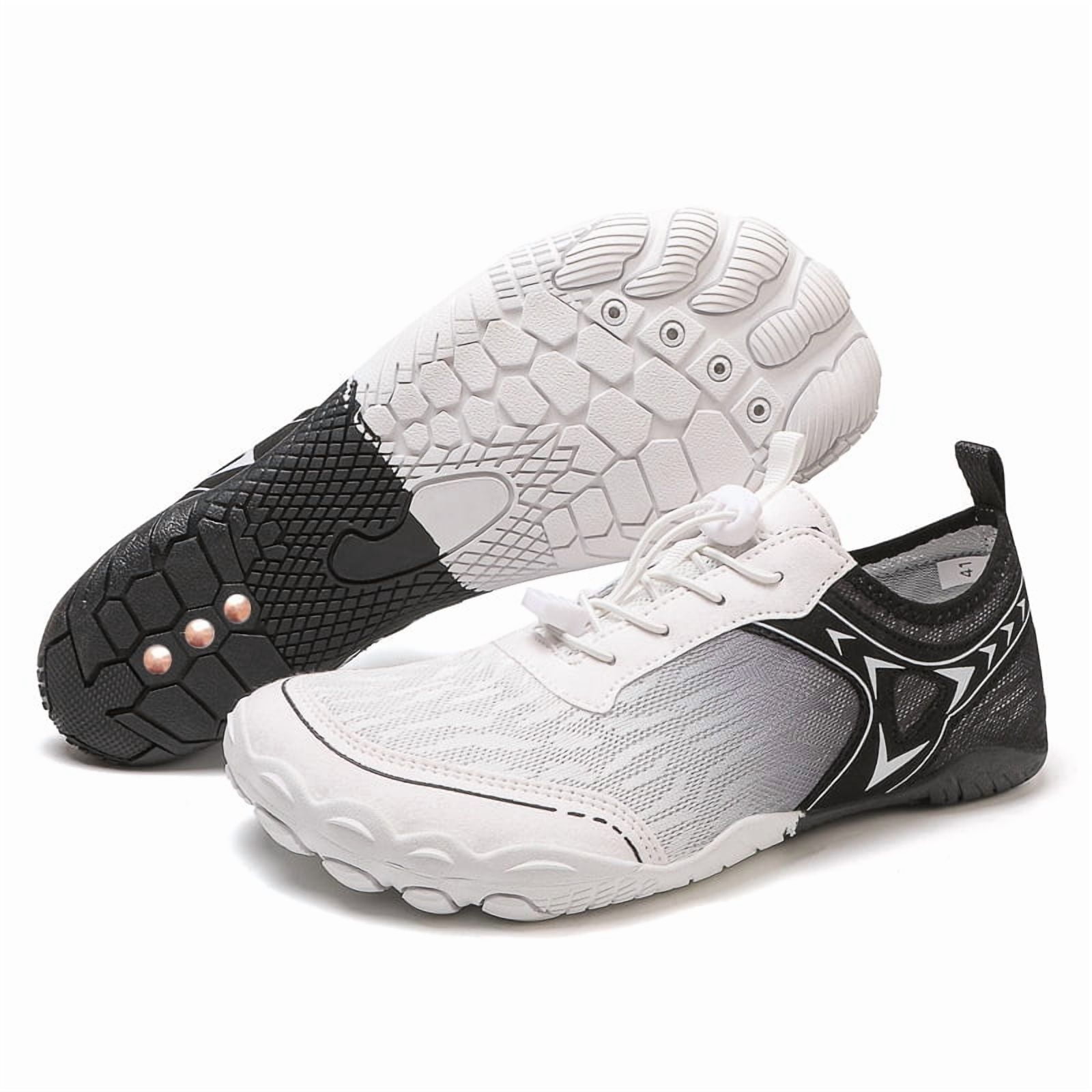 2025 New Barefoot Hiking Shoes for Women & Men, Non-Slip Wide Toe Running Footwear with Copper Grounding Insoles & Rivets, Breathable Comfortable Unisex Outdoor Sneakers