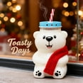 thumbnail image 1 of 2025 New Bear Straw Cup – 20oz Adorable Glass Cup with Straw, Great for Holiday Gifting & New Year Celebrations, 1 of 9