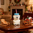 thumbnail image 1 of 2025 New Bear Straw Cup 20oz -Leak-proof Lid, Reusable Straw, Heat-resistant, Easy To Clean, Ideal For Hot/Cold Drinks At Home Or Office., 1 of 9