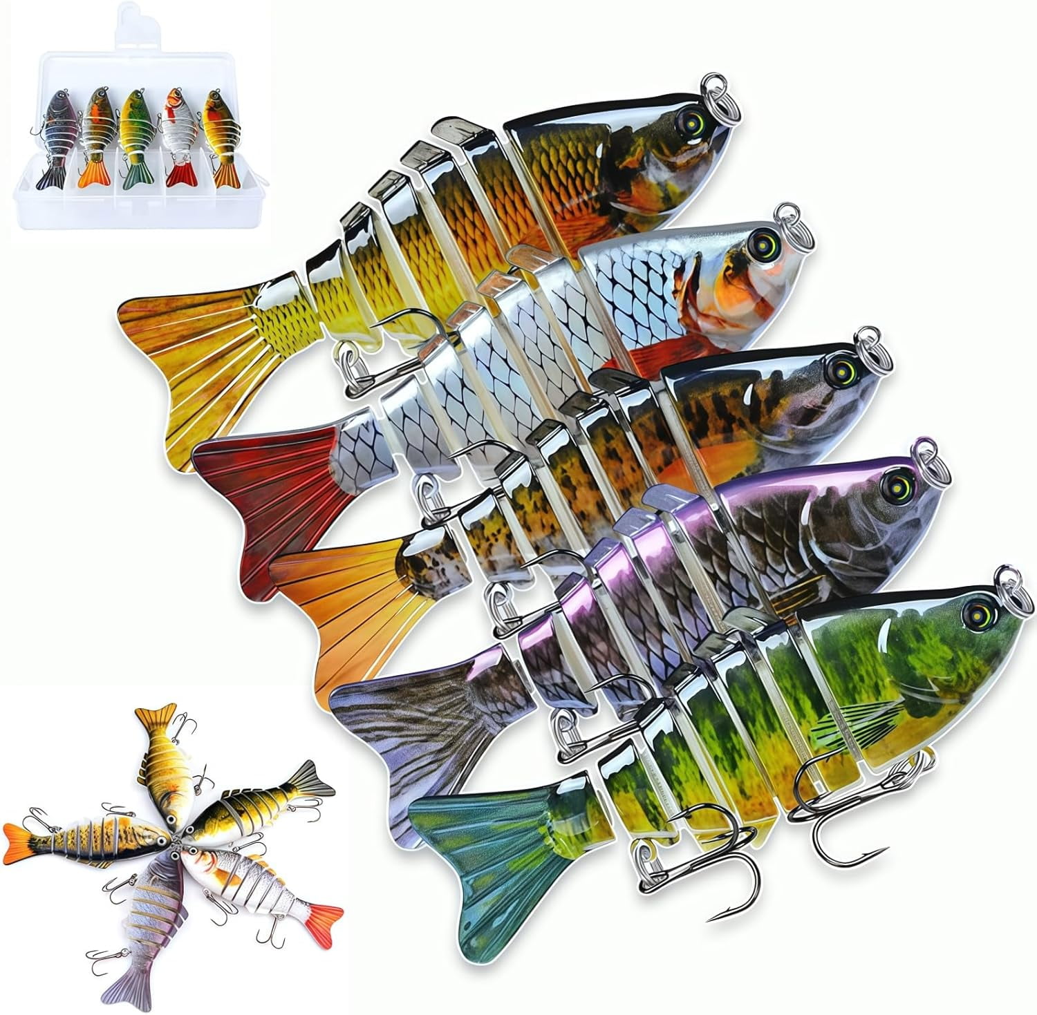 2025 New Bionic Swimming Lure - Suitable for All Kinds of Fishing ...