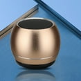 thumbnail image 1 of 2025 New Bluetooth Speakers On Sale Metal Bluetooth Speaker, Mini Speaker, Subwoofer Outdoor Portable Bluetooth Speaker, HIFI Sound Quality, Intelligent Noise Reduction - Gold, 1 of 6