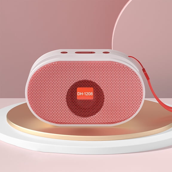 Wireless Bluetooth Speaker, Color Ambience Light, Subwoofer Desktop Speaker, 5mm Sound Unit, HIFI Stereo, 9D Subwoofer, 5.0 Bluetooth, 24H Battery Life, Multi-Mode Playback, Selfie Remote